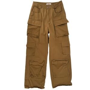 Bayse Rus Cargo Pockets Utility Pants Size 8 Brown